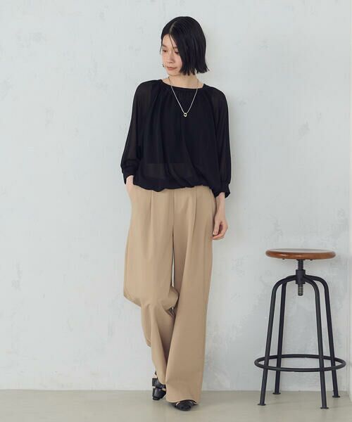 COMME CA ISM / コムサイズム チノ・ワークパンツ | 【美しいベーシックパンツ】裏メッシュ チノパンツ | 詳細10