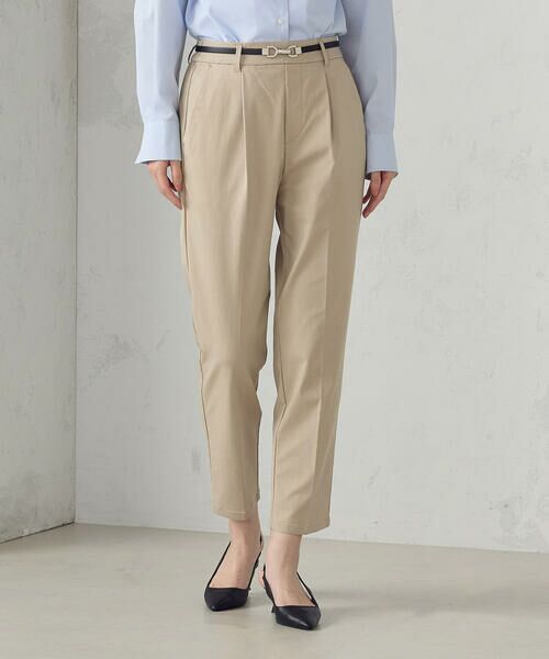COMME CA ISM / コムサイズム その他パンツ | 【美しいベーシックパンツ】ストレッチツイル テーパードパンツ | 詳細24