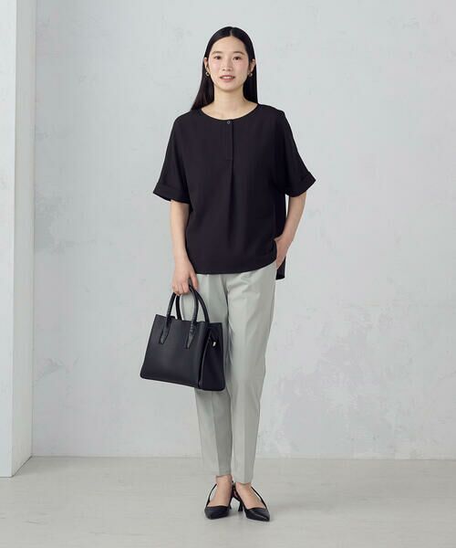 COMME CA ISM / コムサイズム その他パンツ | 【美しいベーシックパンツ】ストレッチツイル テーパードパンツ | 詳細25