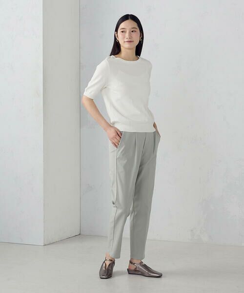 COMME CA ISM / コムサイズム その他パンツ | 【美しいベーシックパンツ】ストレッチツイル テーパードパンツ | 詳細27