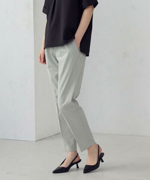 COMME CA ISM / コムサイズム その他パンツ | 【美しいベーシックパンツ】ストレッチツイル テーパードパンツ | 詳細30