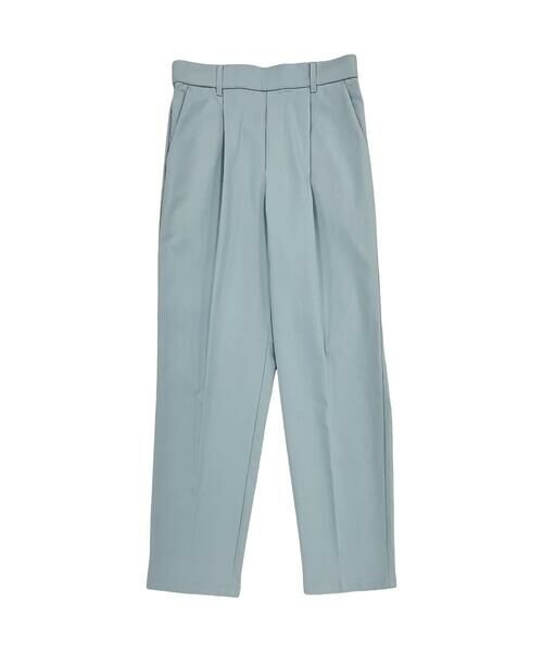 COMME CA ISM / コムサイズム その他パンツ | 【美しいベーシックパンツ】ストレッチツイル テーパードパンツ（セージ）