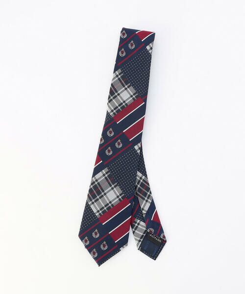 COMME CA ISM / コムサイズム ネクタイ | パッチワーク柄 ネクタイ | 詳細1