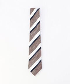 COMME CA ISM / コムサイズム ネクタイ | ヘリンボーンレジメン柄 ネクタイ