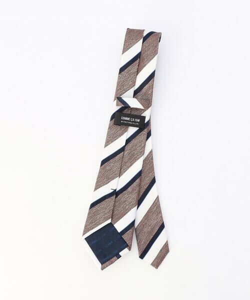 COMME CA ISM / コムサイズム ネクタイ | ヘリンボーンレジメン柄 ネクタイ | 詳細7
