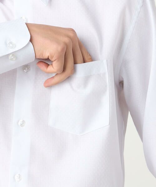 COMME CA ISM / コムサイズム シャツ・ブラウス | 市松柄 ドレスシャツ | 詳細10