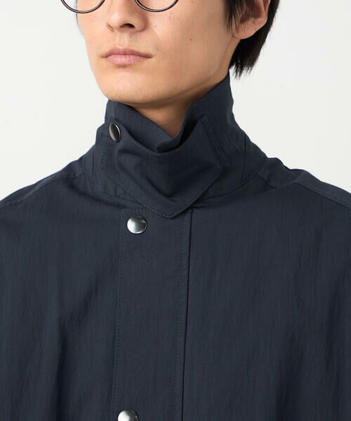 COMME CA ISM / コムサイズム ステンカラーコート | 綿ナイロンストレッチ ステンカラーコート | 詳細11