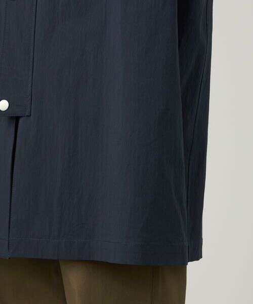 COMME CA ISM / コムサイズム ステンカラーコート | 綿ナイロンストレッチ ステンカラーコート | 詳細15