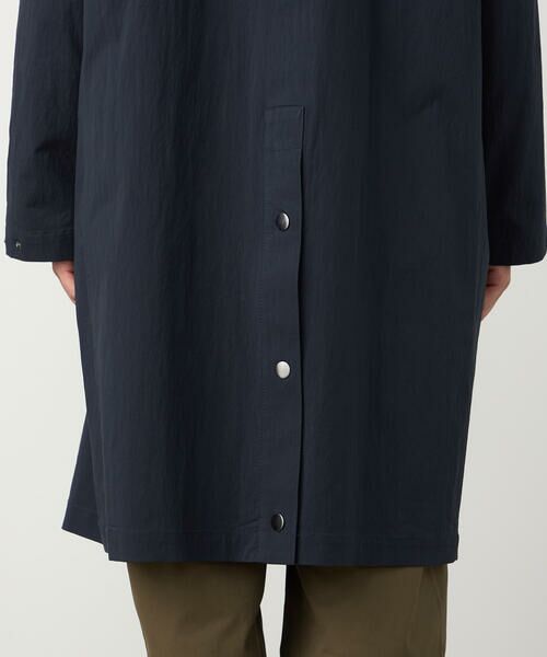 COMME CA ISM / コムサイズム ステンカラーコート | 綿ナイロンストレッチ ステンカラーコート | 詳細16