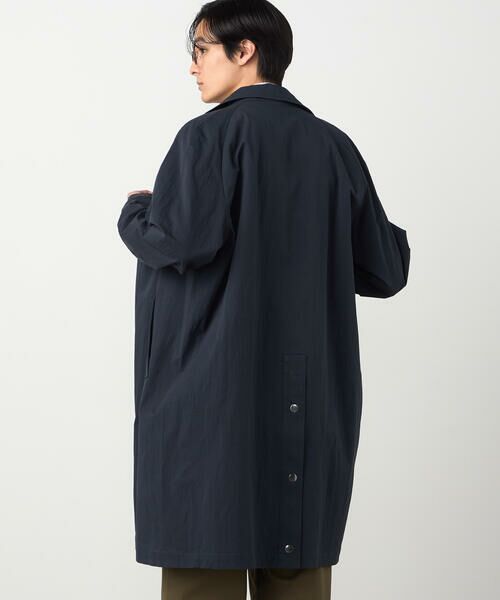 COMME CA ISM / コムサイズム ステンカラーコート | 綿ナイロンストレッチ ステンカラーコート | 詳細4