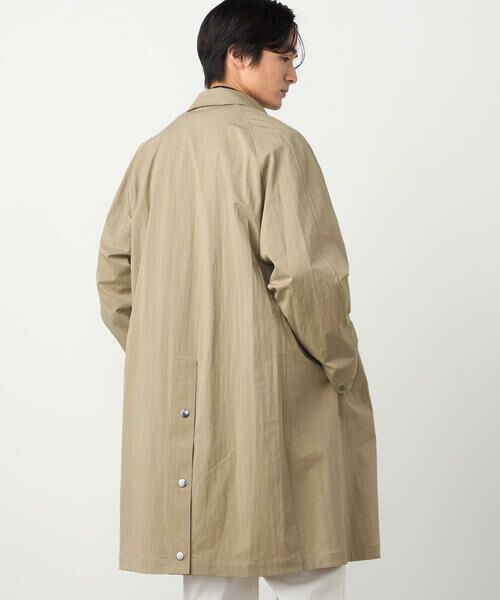 COMME CA ISM / コムサイズム ステンカラーコート | 綿ナイロンストレッチ ステンカラーコート | 詳細27