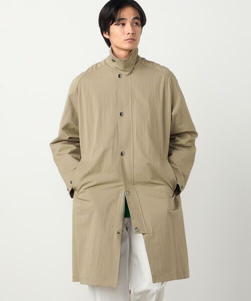 COMME CA ISM / コムサイズム ステンカラーコート | コットンナイロンストレッチ ステンカラーコート | 詳細29