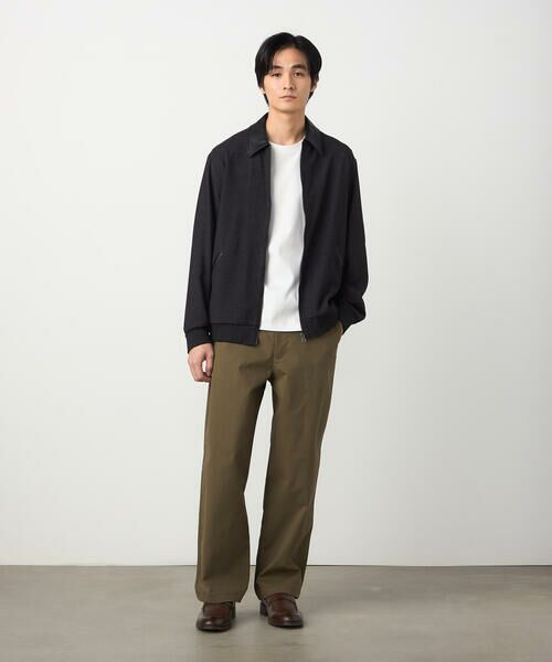 COMME CA ISM / コムサイズム ブルゾン | デニムライクストレッチ ジップアップブルゾン | 詳細3