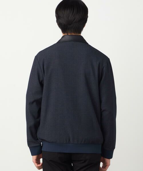 COMME CA ISM / コムサイズム ブルゾン | デニムライクストレッチ ジップアップブルゾン | 詳細11