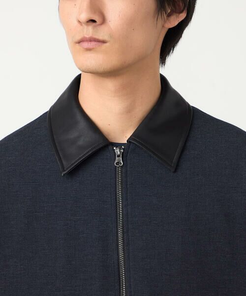COMME CA ISM / コムサイズム ブルゾン | デニムライクストレッチ ジップアップブルゾン | 詳細12
