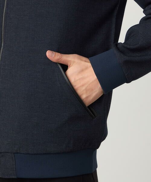 COMME CA ISM / コムサイズム ブルゾン | デニムライクストレッチ ジップアップブルゾン | 詳細14