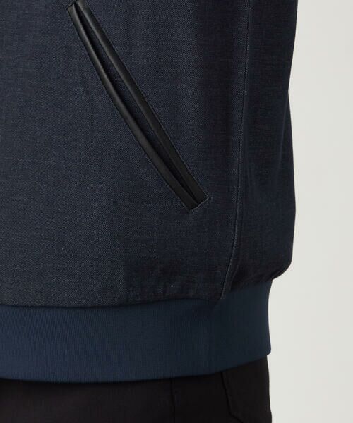 COMME CA ISM / コムサイズム ブルゾン | デニムライクストレッチ ジップアップブルゾン | 詳細15