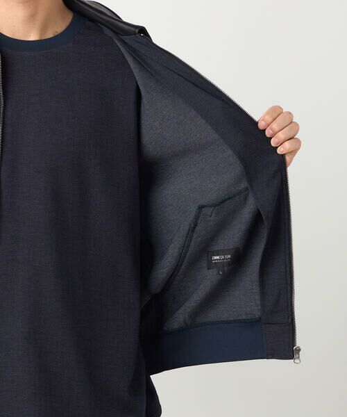COMME CA ISM / コムサイズム ブルゾン | デニムライクストレッチ ジップアップブルゾン | 詳細19