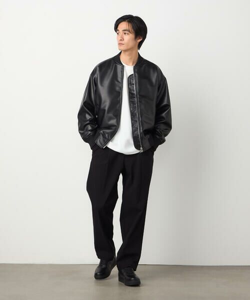 COMME CA ISM / コムサイズム ブルゾン | 合成皮革 MA-1ブルゾン | 詳細1