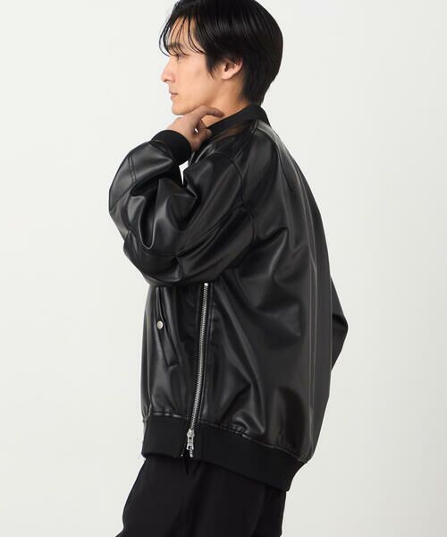 COMME CA ISM / コムサイズム ブルゾン | 合成皮革 MA-1ブルゾン | 詳細4