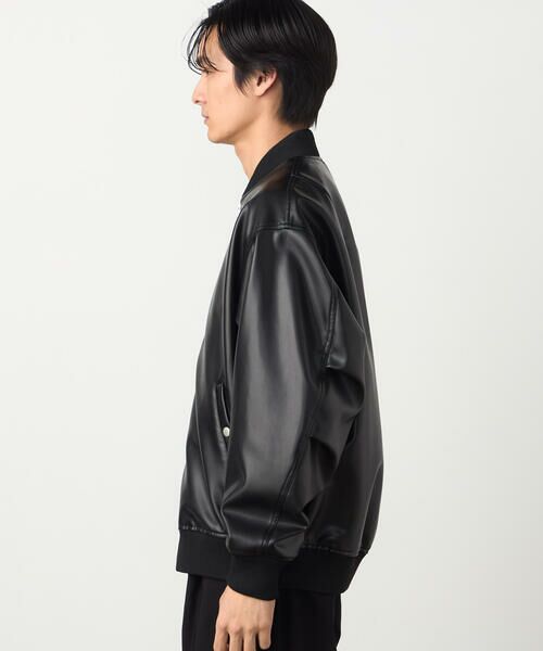 COMME CA ISM / コムサイズム ブルゾン | 合成皮革 MA-1ブルゾン | 詳細7