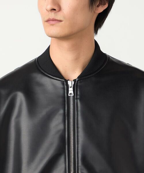 COMME CA ISM / コムサイズム ブルゾン | 合成皮革 MA-1ブルゾン | 詳細9