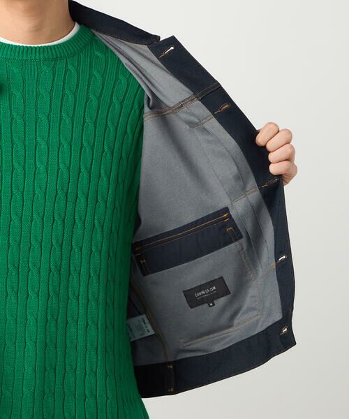 COMME CA ISM / コムサイズム ブルゾン | ガムストレッチ デニムライクジャージー Gジャンタイプブルゾン | 詳細19