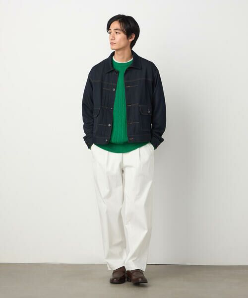 COMME CA ISM / コムサイズム ブルゾン | ガムストレッチ デニムライクジャージー Gジャンタイプブルゾン | 詳細7