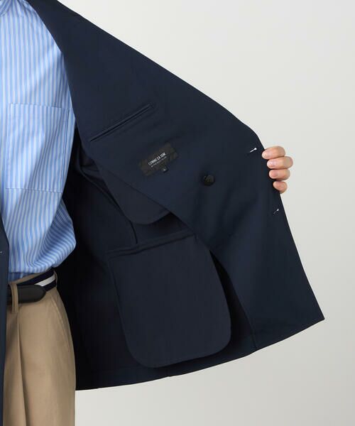 COMME CA ISM / コムサイズム その他アウター | 【セットアップ対応】ウールライクストレッチツイル ダブルブレザージャケット | 詳細14