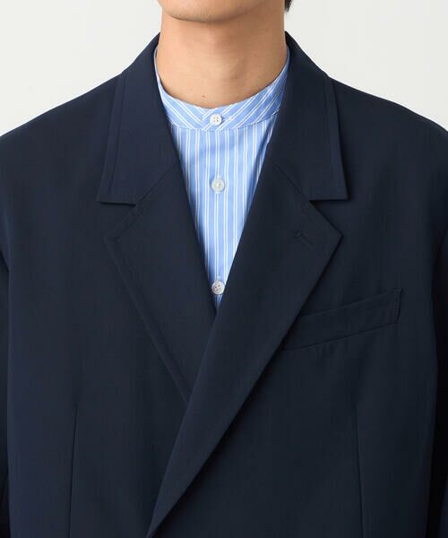 COMME CA ISM / コムサイズム その他アウター | 【セットアップ対応】ウールライクストレッチツイル ダブルブレザージャケット | 詳細9