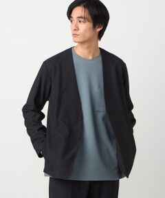 COMME CA ISM / コムサイズム セットアップ | 【セットアップ対応】デニムライクストレッチ ノーカラージャケット