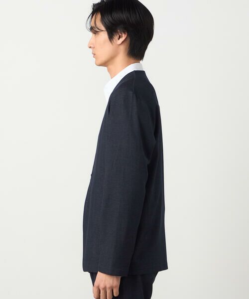 COMME CA ISM / コムサイズム セットアップ | 【セットアップ対応】デニムライクストレッチ ノーカラージャケット | 詳細11