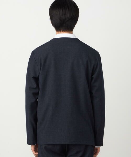 COMME CA ISM / コムサイズム セットアップ | 【セットアップ対応】デニムライクストレッチ ノーカラージャケット | 詳細12