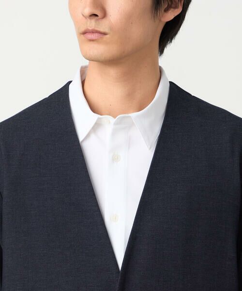 COMME CA ISM / コムサイズム セットアップ | 【セットアップ対応】デニムライクストレッチ ノーカラージャケット | 詳細13