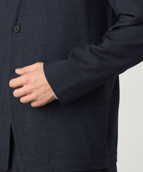 COMME CA ISM / コムサイズム セットアップ | 【セットアップ対応】デニムライクストレッチ ノーカラージャケット | 詳細14