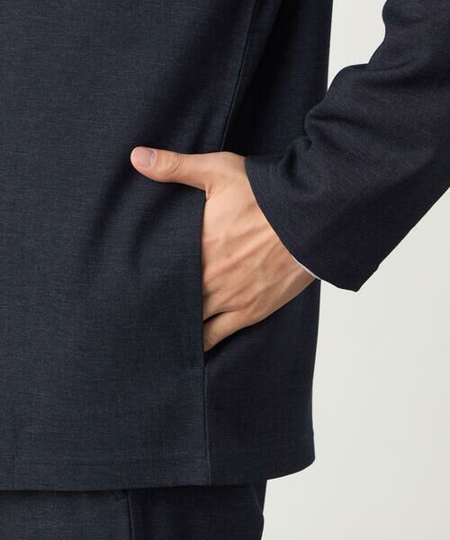 COMME CA ISM / コムサイズム セットアップ | 【セットアップ対応】デニムライクストレッチ ノーカラージャケット | 詳細15