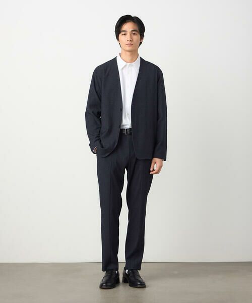 COMME CA ISM / コムサイズム セットアップ | 【セットアップ対応】デニムライクストレッチ ノーカラージャケット | 詳細6