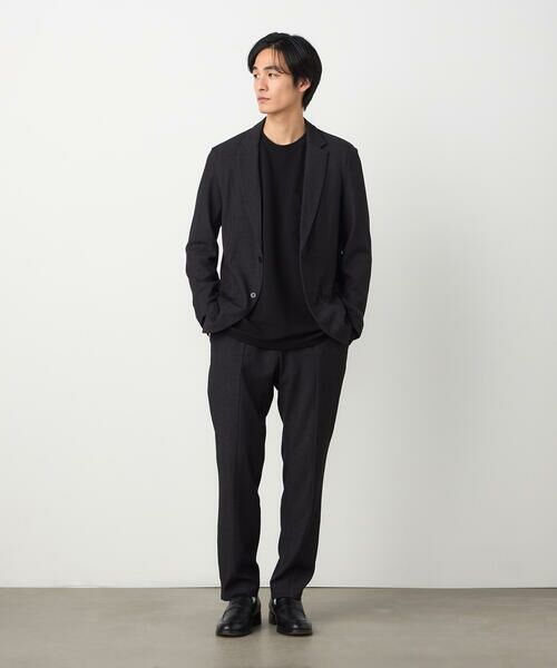 COMME CA ISM / コムサイズム セットアップ | 【セットアップ対応】デニムライクストレッチ テーラードジャケット | 詳細1