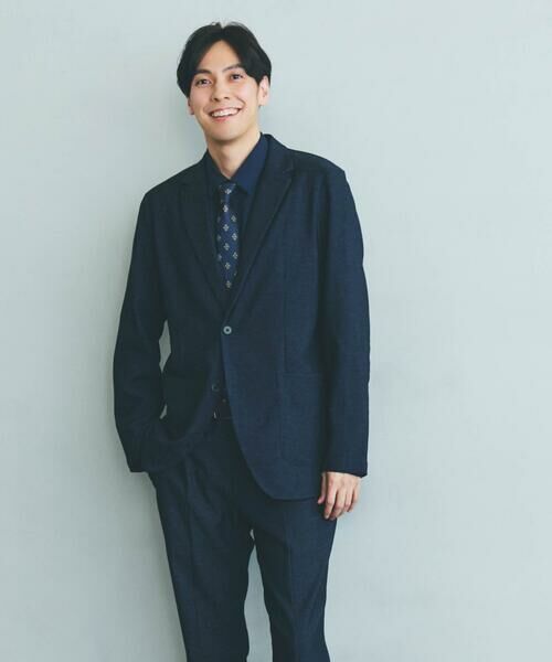 COMME CA ISM / コムサイズム セットアップ | 【セットアップ対応】デニムライクストレッチ テーラードジャケット | 詳細6