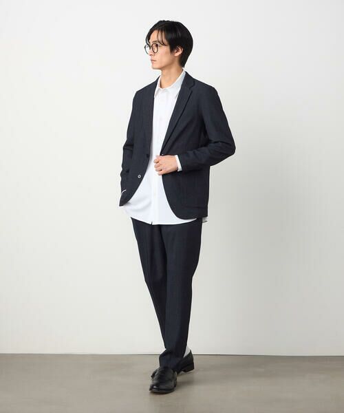 COMME CA ISM / コムサイズム セットアップ | 【セットアップ対応】デニムライクストレッチ テーラードジャケット | 詳細8