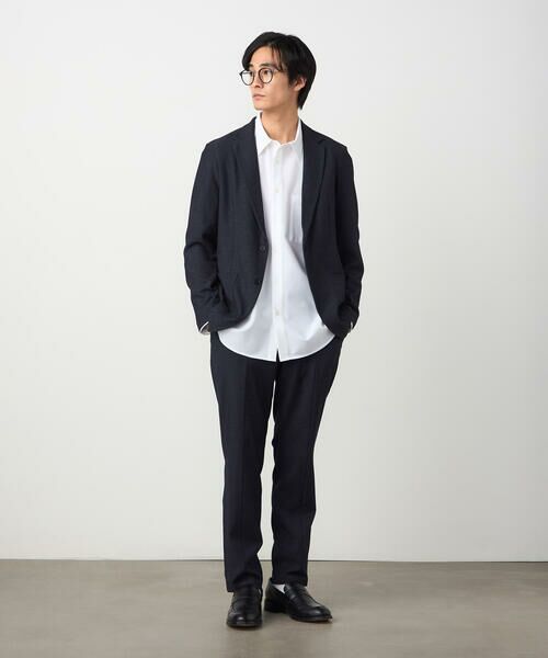 COMME CA ISM / コムサイズム セットアップ | 【セットアップ対応】デニムライクストレッチ テーラードジャケット | 詳細9