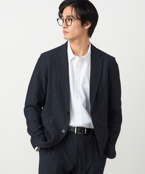 COMME CA ISM / コムサイズム セットアップ | 【セットアップ対応】デニムライクストレッチ テーラードジャケット | 詳細10