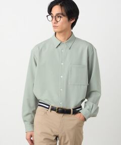 COMME CA ISM / コムサイズム シャツ・ブラウス | ウールライクストレッチツイル ショートポイントカラーシャツ