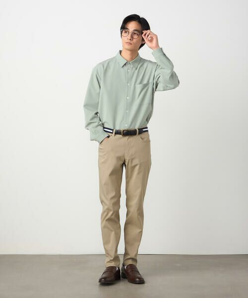 COMME CA ISM / コムサイズム シャツ・ブラウス | ウールライクストレッチツイル ショートポイントカラーシャツ | 詳細22