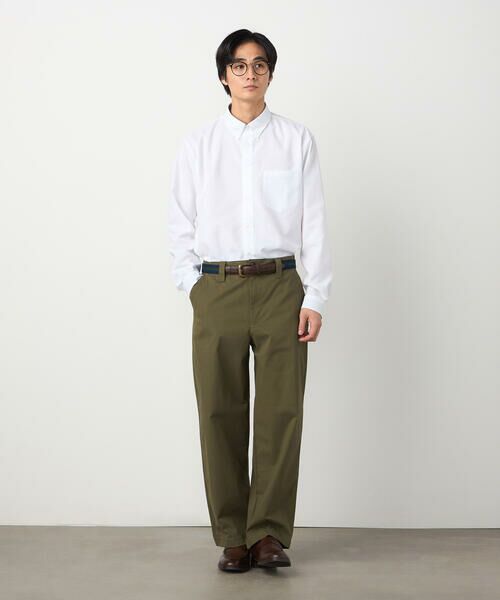 COMME CA ISM / コムサイズム シャツ・ブラウス | リコッティア中空オックス 釦ダウンシャツ | 詳細1