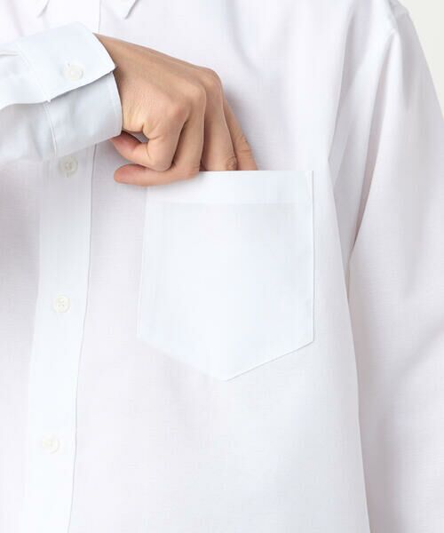 COMME CA ISM / コムサイズム シャツ・ブラウス | リコッティア中空オックス 釦ダウンシャツ | 詳細9