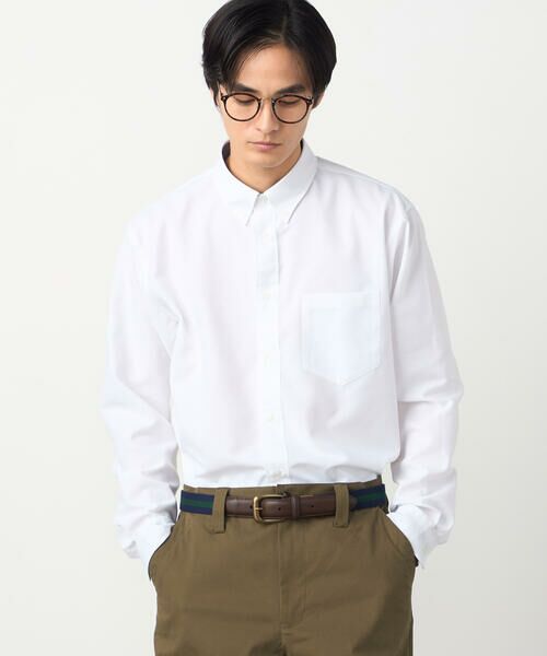 COMME CA ISM / コムサイズム シャツ・ブラウス | リコッティア中空オックス 釦ダウンシャツ | 詳細3