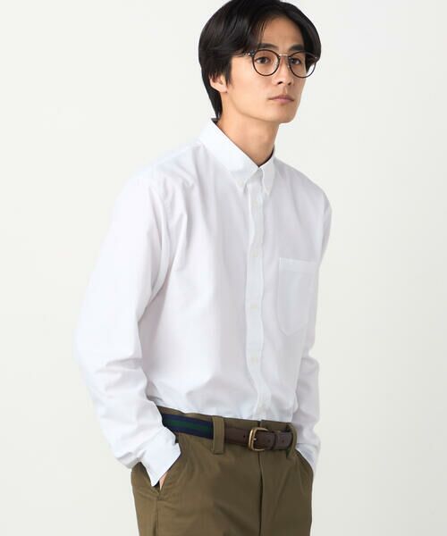 COMME CA ISM / コムサイズム シャツ・ブラウス | リコッティア中空オックス 釦ダウンシャツ | 詳細4