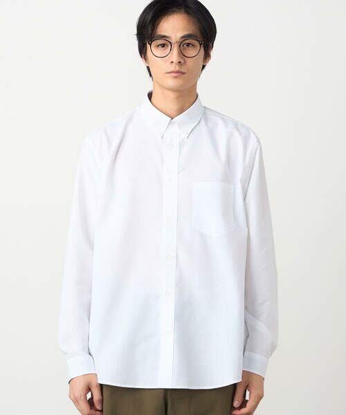 COMME CA ISM / コムサイズム シャツ・ブラウス | リコッティア中空オックス 釦ダウンシャツ | 詳細5