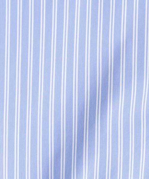 COMME CA ISM / コムサイズム シャツ・ブラウス | 綿 ナイロン ストレッチ ストライプ バンドカラーシャツ | 詳細15